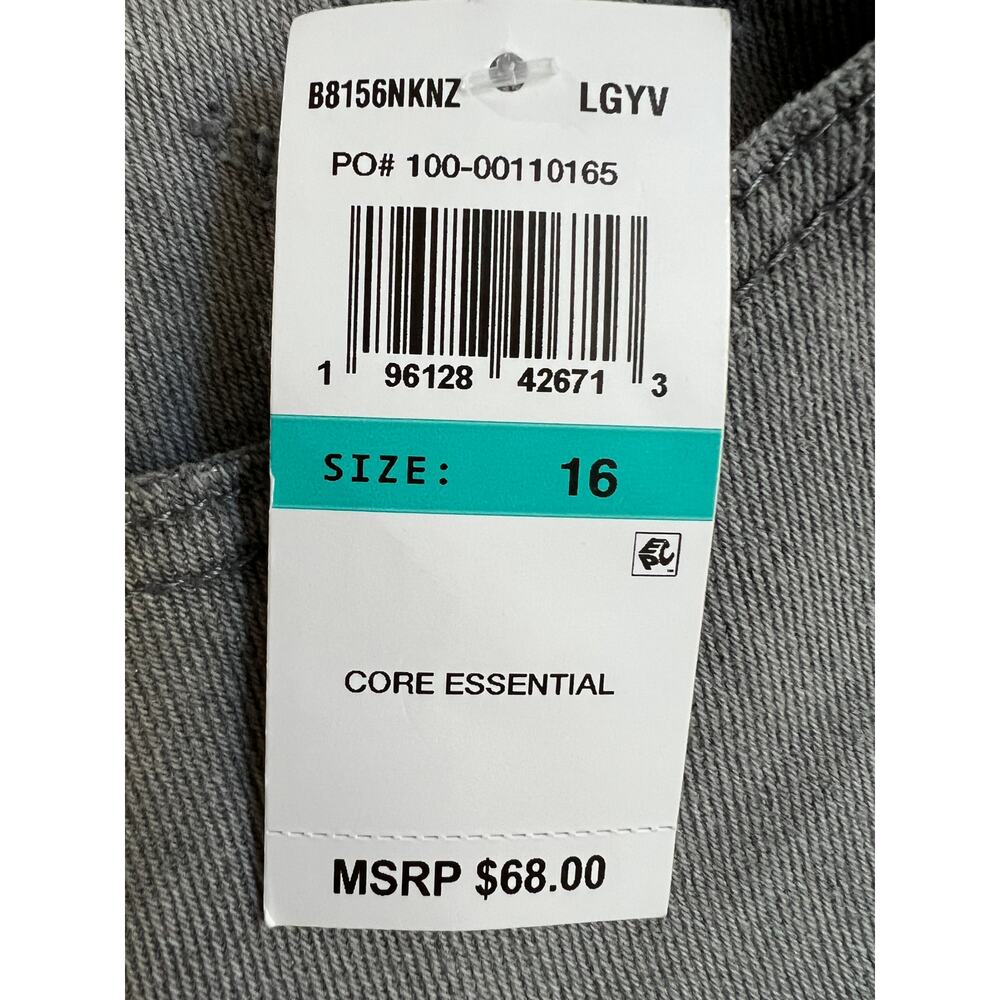 Democracy Ab Solution Womens Size 16 Mid Rise Roll Cuff Stretch Shorts Gray - Picture 4 of 12